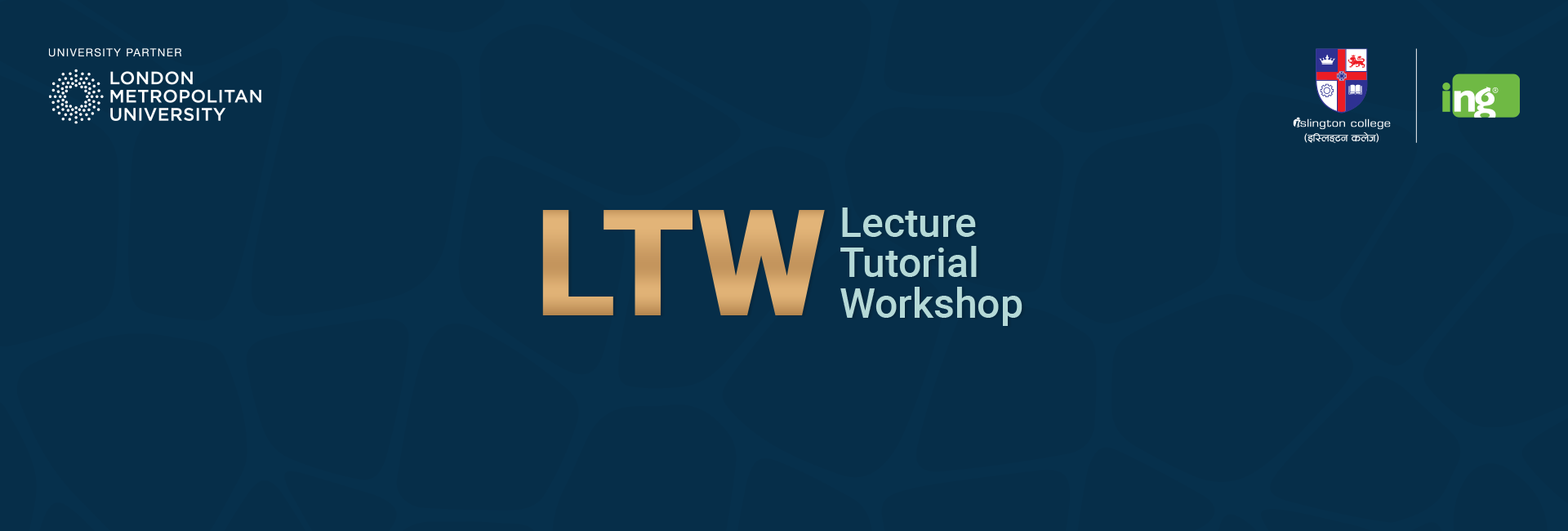 LTW (Lecture, Tutorial and Workshop)

                                    